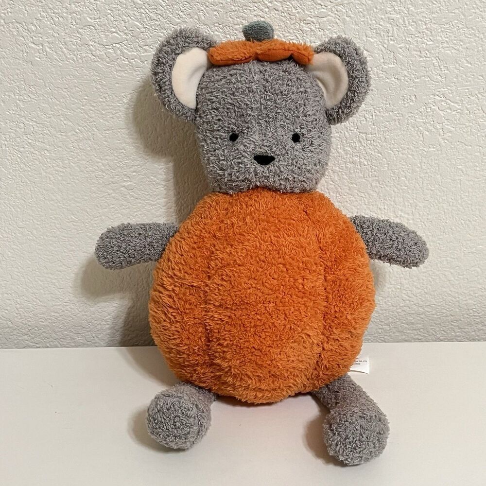 Cloud Island Pumpkin Mouse Plush Lovey Lovie Halloween Stuffed Animal